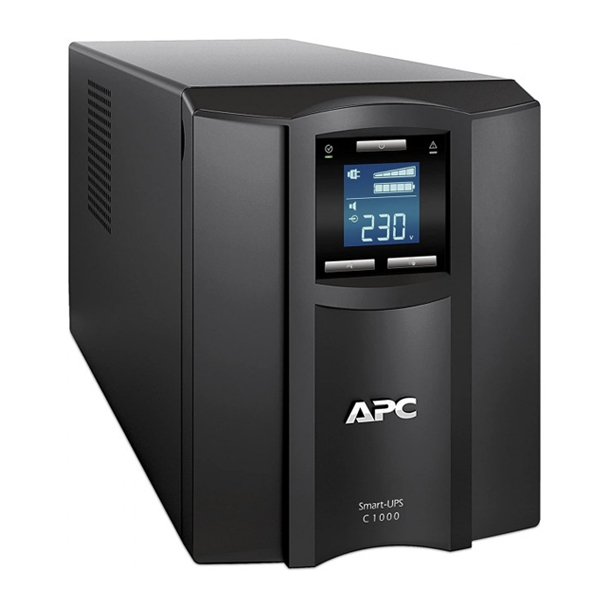 APC - UPS 1000VA 600W TORRE INTERACTIVA SMART C LCD IEC 230V (SMC1000I)
