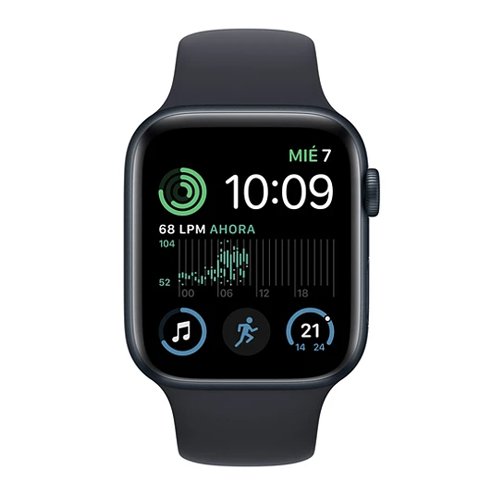 APPLE - WATCH SE 2022 44MM GPS MIDNIGHT (MNK03BE/A)