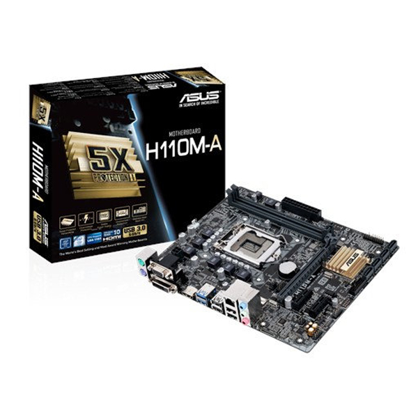 ASUS - PLACA MADRE ASUS H110M-R/C/SI LGA1151 (90MB0QN0-M0UBY0)