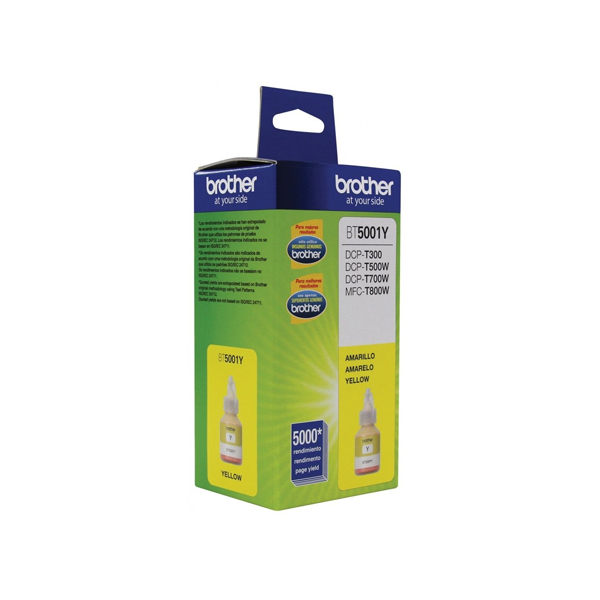 BROTHER - CARTUCHO DE TINTA AMARILLO BT5001Y 5000 PAGINAS (BT5001Y)