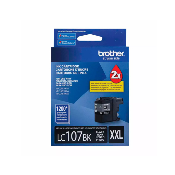 BROTHER - TINTA BROTHER LC107BK BLANCO (LC107BK)