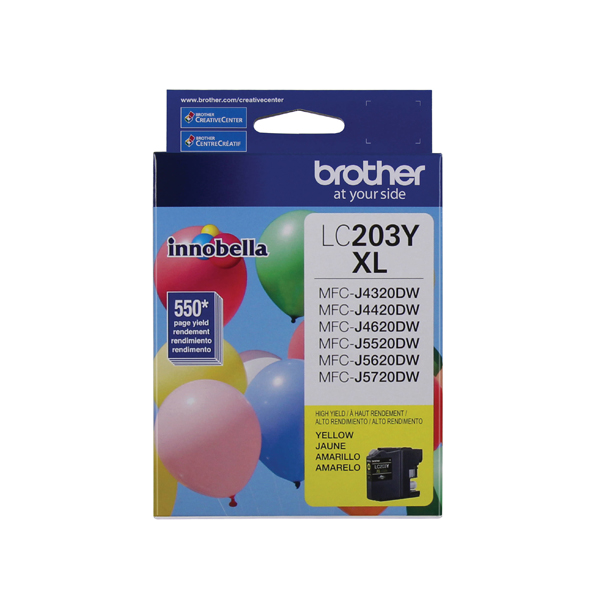 BROTHER - TINTA BROTHER LC203Y AMARILLO (LC203Y)