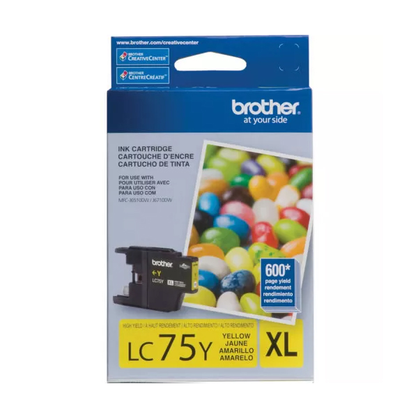 BROTHER - TINTA BROTHER LC75Y AMARILLO (LC75Y)