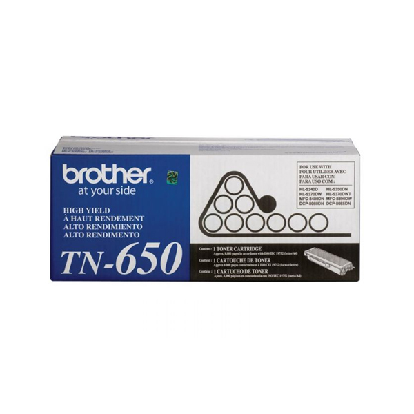 BROTHER - TONER BROTHER TN-650 HL5340 / 55 / DCP8085 / 8480 / 8890 (TN650)