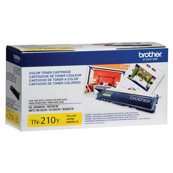 BROTHER - TONER LASER AMARILLO 1400 PAGINAS (TN210Y)