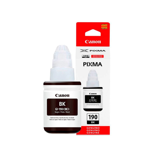 CANON - TINTA CANON GI-190 BLACK (0667C001)