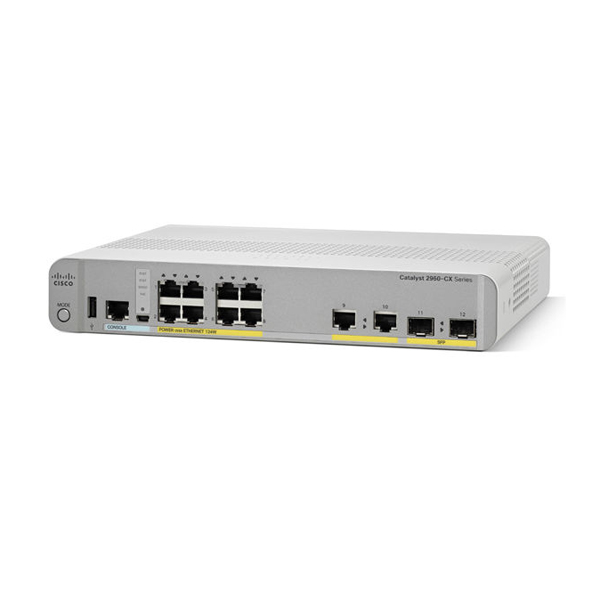 CISCO - CATALYST 2960 CX 8 PORT POE LAN BASE (WS-C2960CX-8PC-L)