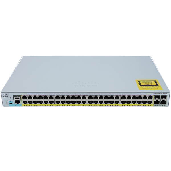 CISCO - CATALYST 2960L-48PS-LL SWITCH DESKTOP POE+ 4XGIGABIT (WS-C2960L-48PS-LL)