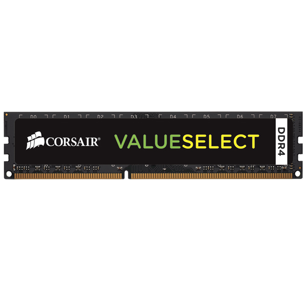 CORSAIR MEMORIA VALUE SELECT 4GB DDR4 1.2V DIMM 288-PIN 2133 MHZ (CMV4GX4M1A2133C15)