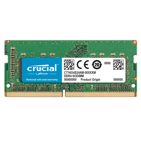 CRUCIAL - MAC 16GB DDR4 2400 SODIMM (CT16G4S24AM)