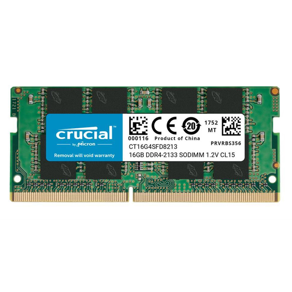 CRUCIAL - MEMORIA RAM SODIMM DDR4 16GB 2133MHZ (CT16G4SFD8213)