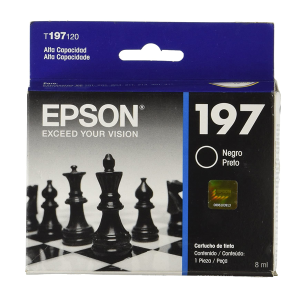 EPSON - CARTRIDGE BLACK TINTA- XPRESXP-101 / XP-201 / XP-401 ALTA CAP (T197120-AL)