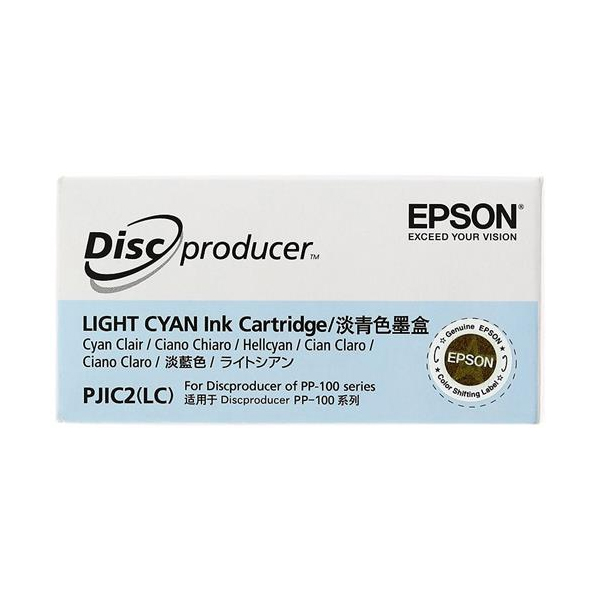 EPSON - CARTUCHO DISCPRODUCER CYAN CLARO CANTIDAD MINIMA 10 (C13S020448)