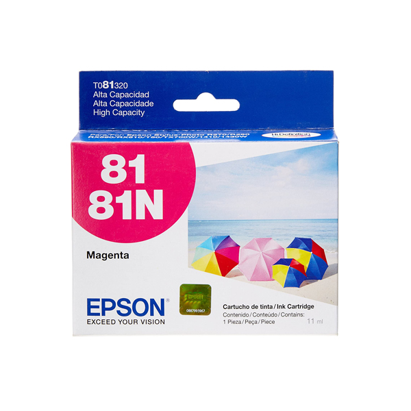 EPSON - CARTUCHO MAGENTA 81 ALTA CAPACIDAD (T081320-AL)