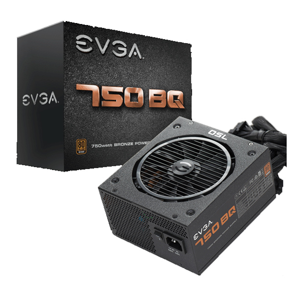 EVGA - 750 BQ POWER SUPPLY (110-BQ-0750-V1)