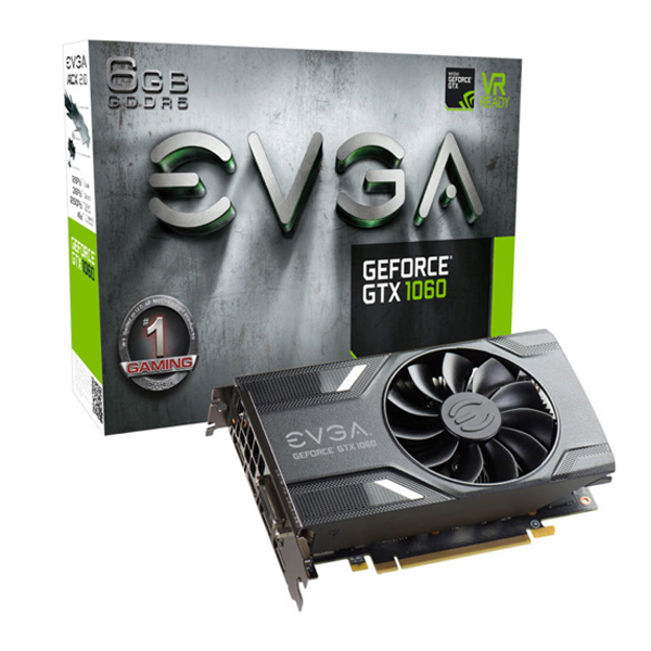 EVGA - TARJETA GRAFICA EVGA 6144MB GTX1060 (06G-P4-6161-KR)