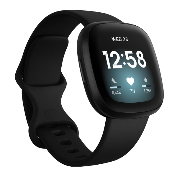 FITBIT - SMARTWATCH VERSA 3 NEGRO CON MONITOREO DE FRECUENCIA CARDIACA (FB511BKBK)