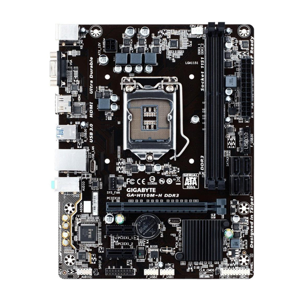 GIGABYTE - GA-H110M-H INTEL 6TH/7TH GEN LGA1151 2DIMM-DDR4 (GA-H110M-H)