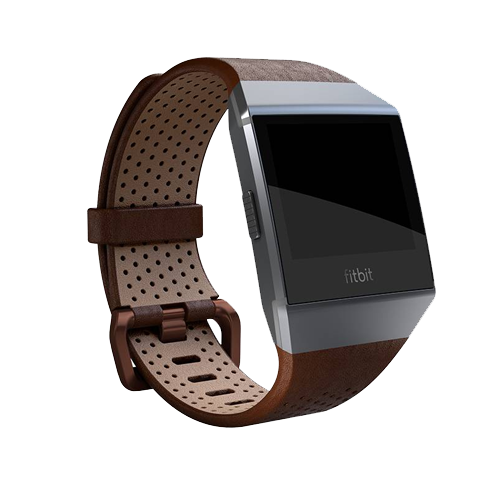 FITBIT - CORREA DE CUERO FITBIT PARA IONIC COGNAC CHICA (FB164LBDBS)