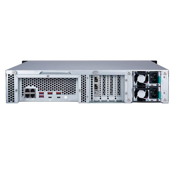 QNAP - 2U 8-BAY 10GBE NAS AND ISCSI IP-SAN INTEL XEON E-2124 (TS-883XU-RP-E2124-8G-US)