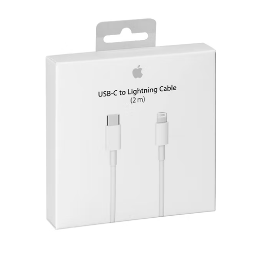 APPLE - MQGH2AM/A CABLE DE CONECTOR LIGHTNING 2 M BLANCO (MQGH2AM/A)