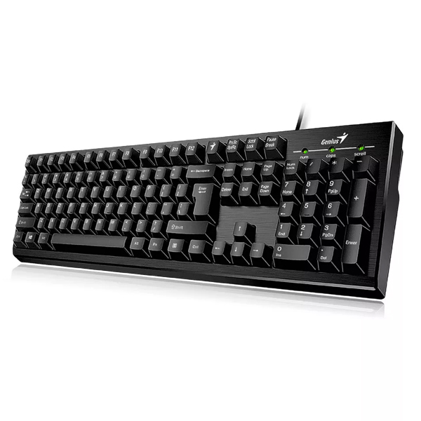 GENIUS - TECLADO USB KB-101 SMART - PERSONALIZABLE - ANTIDERRAME (31300006401)