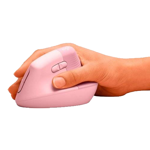 LOGITECH - MOUSE LIFT VERTICAL ERGONOMIC ROSE (910-006472)