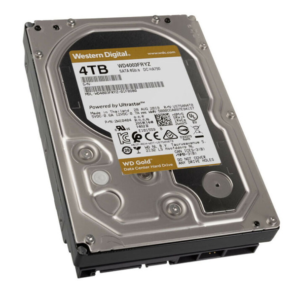 WESTERN DIGITAL - GOLD WD4003FRYZ 4TB 256MB 7200RPM SATA3 (WD4003FRYZ)