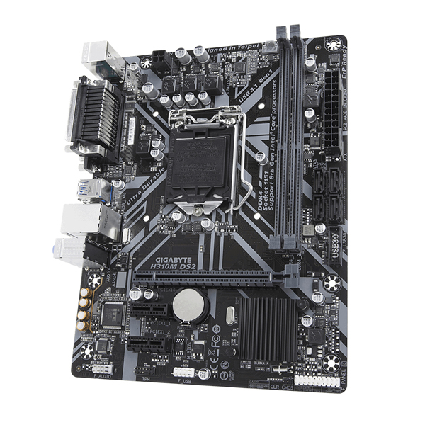 GIGABYTE - GA-H310M-DS2 - MOTHERBOARD - MICRO ATX - LGA1151 (GA-H310M-DS2)