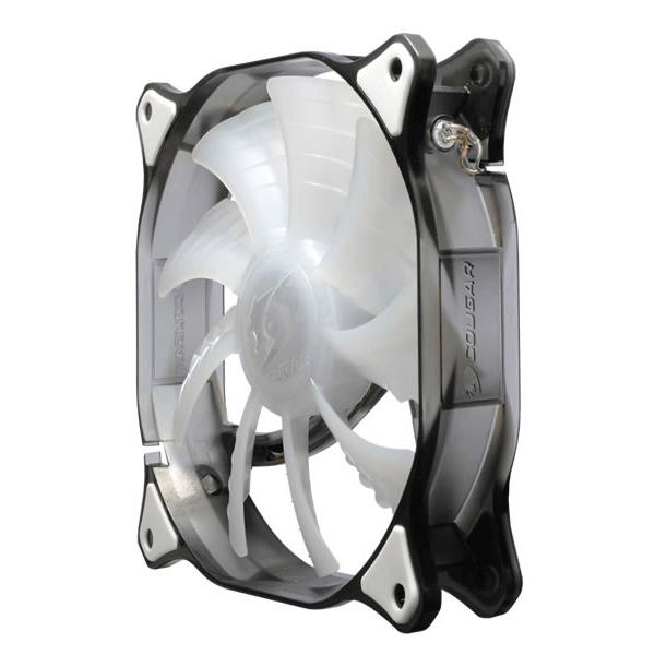 COUGAR- VENTILADOR CFD-120 ALUMINIO, LED BLANCO, 1200 RPM (3512025.0093)