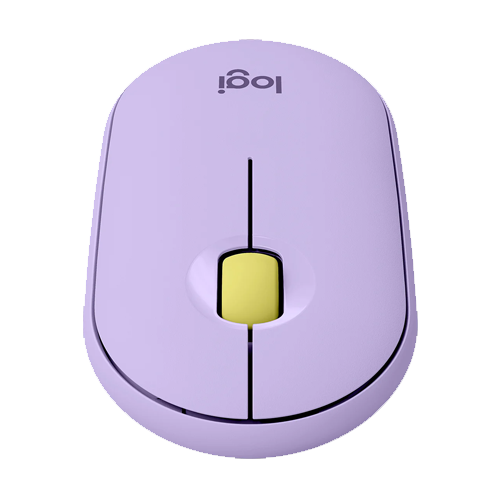 LOGITECH - M350 PEBBLE WIRELESS MOUSE-LAVENDER (910-006659)