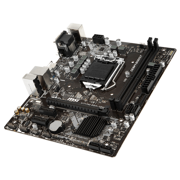 MSI - H310 -MATX-LGA 1151 - DDR4- VGA / DVI / HD (H310MPRO-VDHPLUS)