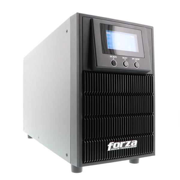 FORZA - UPS ONLINE 1KVA / 800W DOBLE CONV 220V 5 SALIDAS TOWER (FDC-1002T-C)