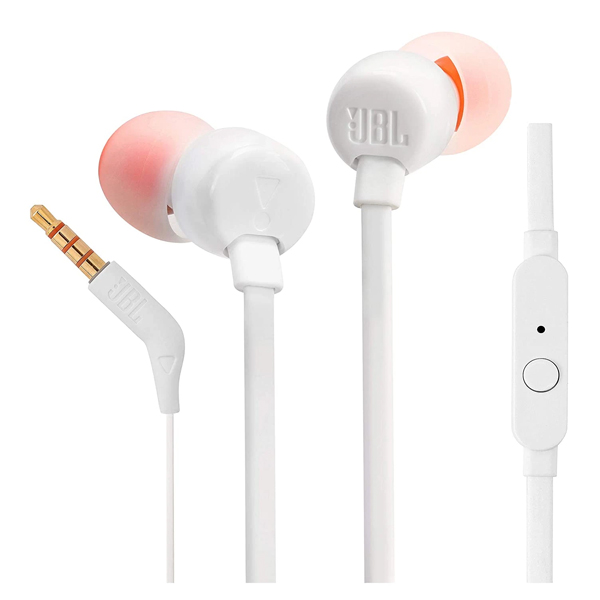 JBL - AUDIFONOS IN-EAR JBL TUNE 110 AZUL (JBLT110BLUAM)