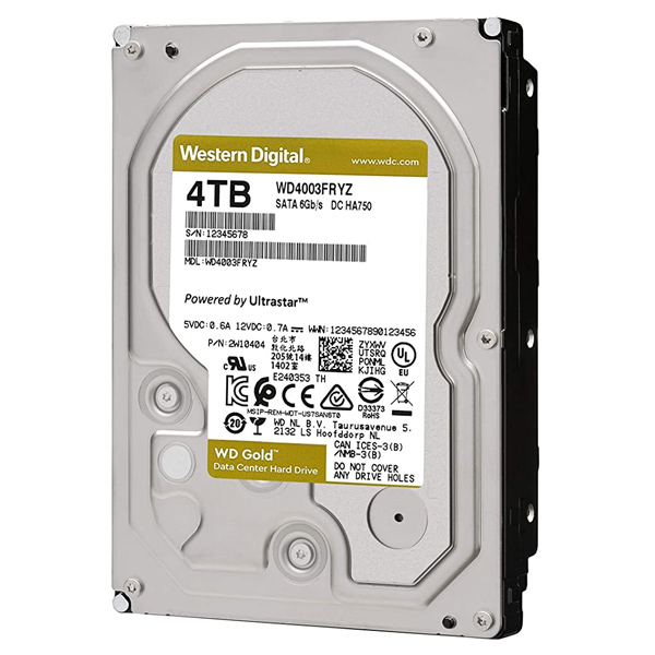 WESTERN DIGITAL - GOLD WD4003FRYZ 4TB 256MB 7200RPM SATA3 (WD4003FRYZ)