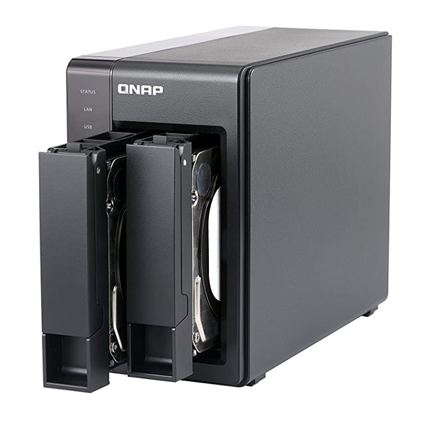 QNAP - TS-251+ - NAS SERVER - 2 BAYS - SATA 6GB/S - RAID 0, 1, JBOD - GIGABIT ETHERNET - ISCSI (TS-251+-2G-US)