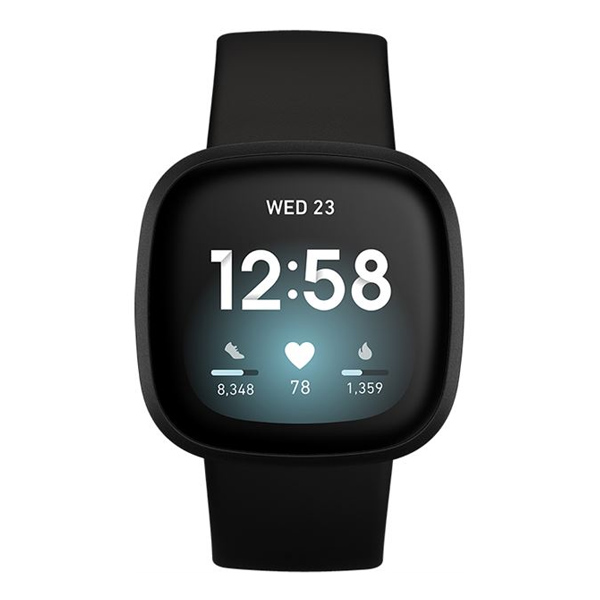 FITBIT - SMARTWATCH VERSA 3 NEGRO CON MONITOREO DE FRECUENCIA CARDIACA (FB511BKBK)