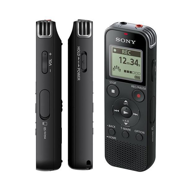 SONY - GRABADORA DE VOZ DIGITAL 4GB. MIC STEREO USB (ICD-PX470)
