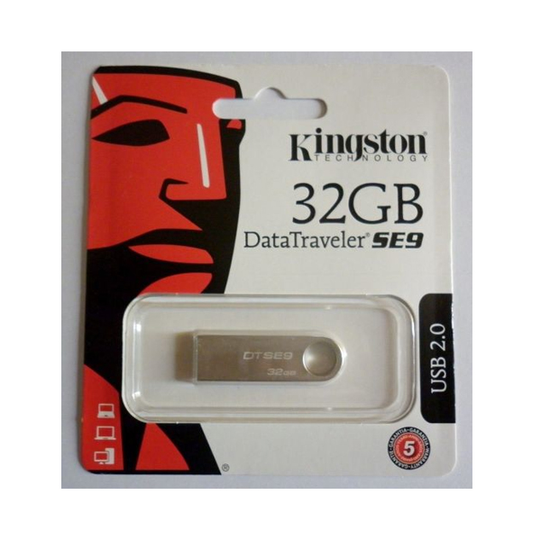 KINGSTON - PENDRIVE DATATRAVELER SE9 USB 2.0 32 GB (DTSE9H/32GBZ)