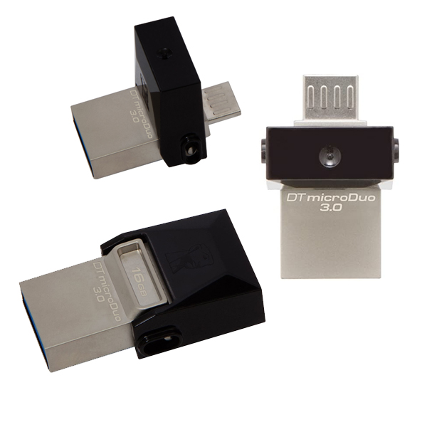 KINGSTON - PENDRIVE DATATRAVELER DT MICRODUO USB 3.0 16 GB (DTDUO3/16GB)