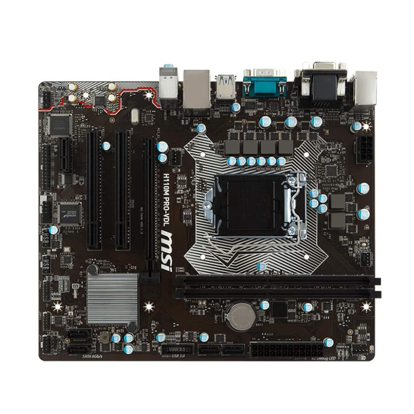 MSI -  MOTHERBOARD H110M PRO-VDL DDR4-2133 USB 3.1 GEN1 + SATA 6Gb / s MICRO-ATX (H110M PRO-VDL)