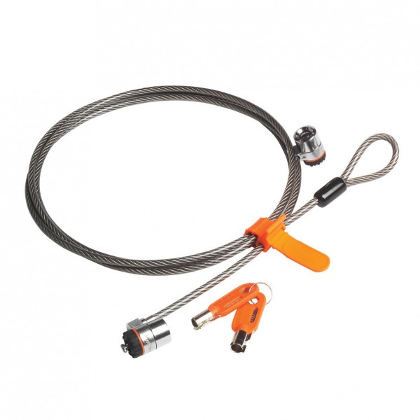 KENSINGTON - CABLE DE SEGURIDAD TWIN NARANJA MICROSAVER (24186-K64025F)