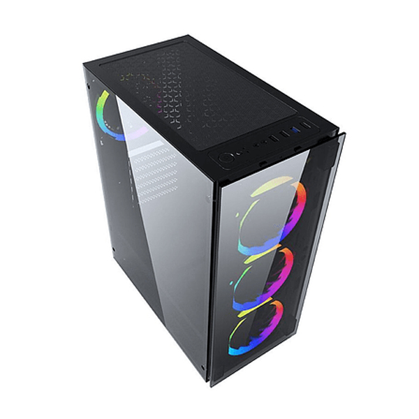 KITS - KIT GABINETE MORPHEUS JX188-9 + FUENTE GBT 550W (KT026XCL05)