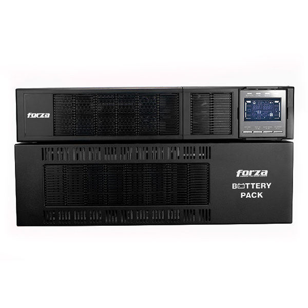 FORZA - UPS ONL 10KVA / 10000W INCLUYE BCO BATERIA 220V 2 CAJAS (FDC-210KMR)