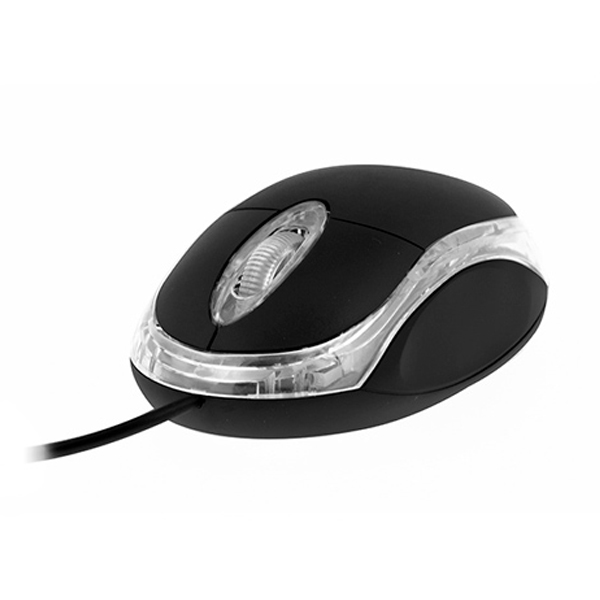 XTECH - MOUSE OPTICO 3 BOTONES USB NEGRO-ROJO (XTM-195)