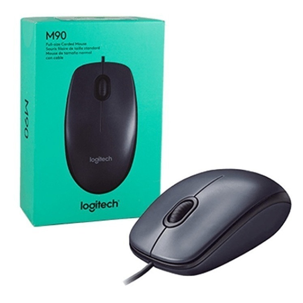 LOGITECH - MOUSE M90 USB NEGRO AMBIDIESTRO / 1000 DPI (910-004053)