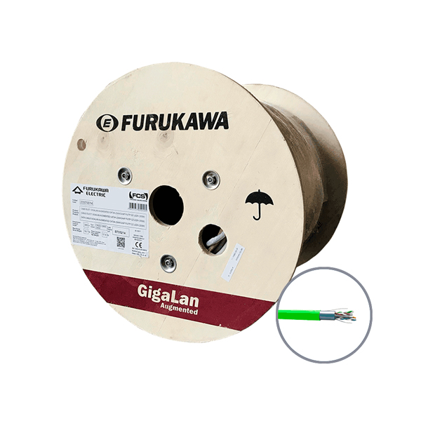 FURUKAWA - CABLE F/UTP GIGALAN AUGMENTED CAT.6A VERDE 305MT (23370016)