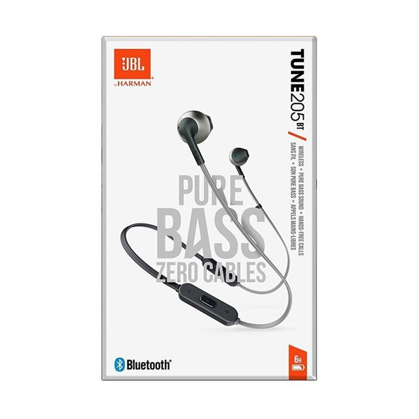 JBL - AUDIFONOS EARBUD BLUETOOTH JBL TUNE 205BT NEGRO (JBLT205BTBLKAM)