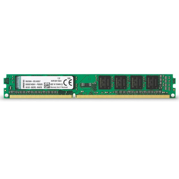 KINGSTON - MEMORIA RAM DDR3 / DIMM / 4GB / 12800 MHZ (KVR16N11S8/4)