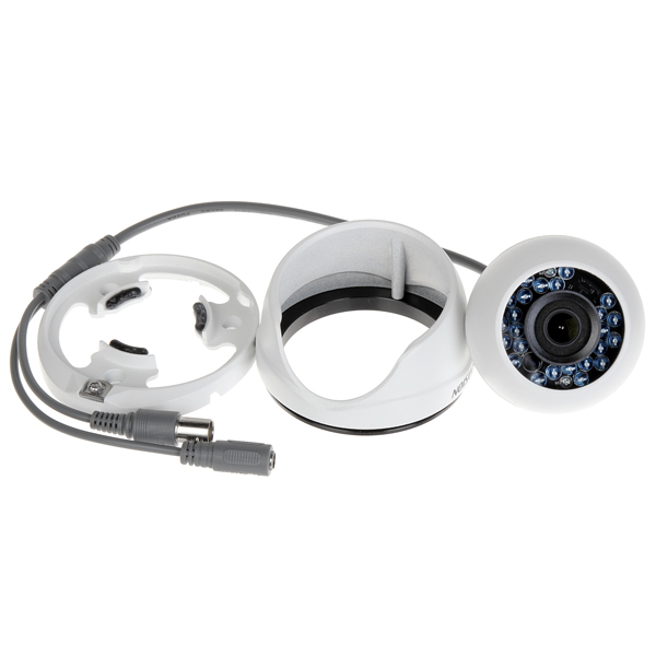  HIKVISION - DOMO TURBO 720P LF 3.6MM IP66 IR 20M METALICA IK10 (DS-2CE56D0T-IRM(3.6mm)) 